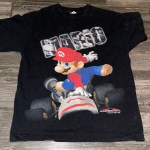 Mario Kart - vintage- Kids Black T-Shirt
